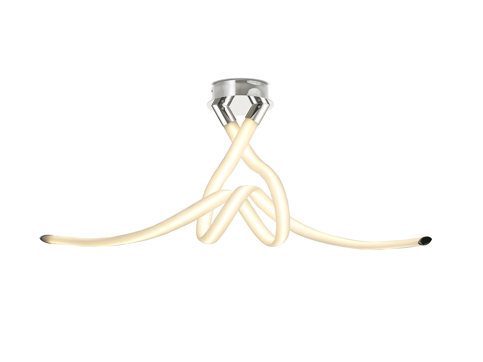 Armonia Polished Chrome Ceiling Lights Mantra Semi Flush Fittings